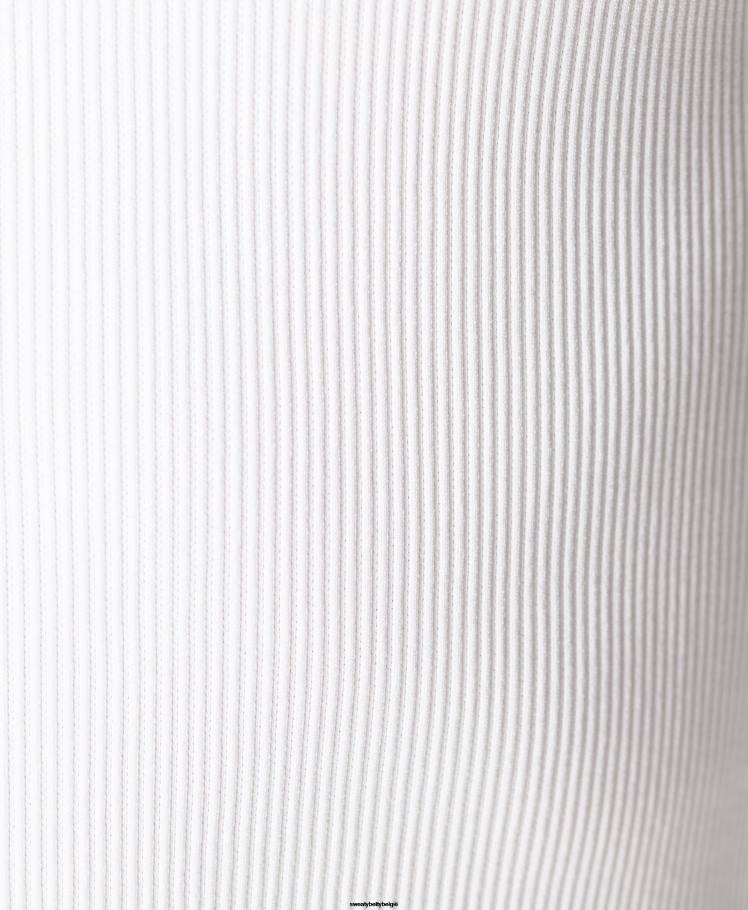 Sweaty Betty kleding R26N851 lelie wit mergel vrouwen lente naadloze tanktop