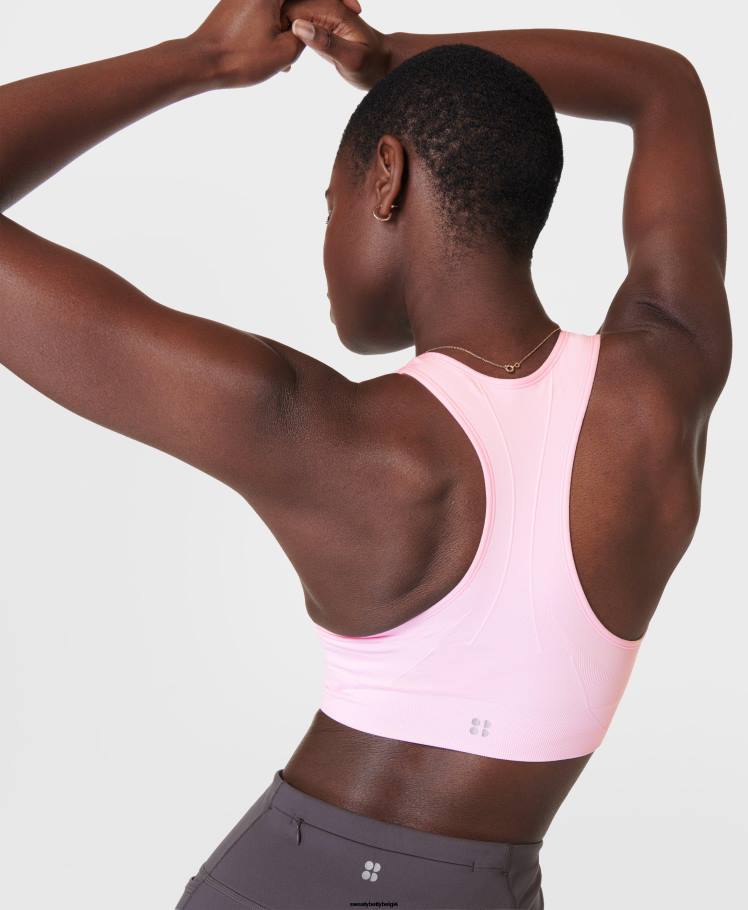 Sweaty Betty kleding R26N453 nerine roze vrouwen uithoudingsvermogen sportbeha